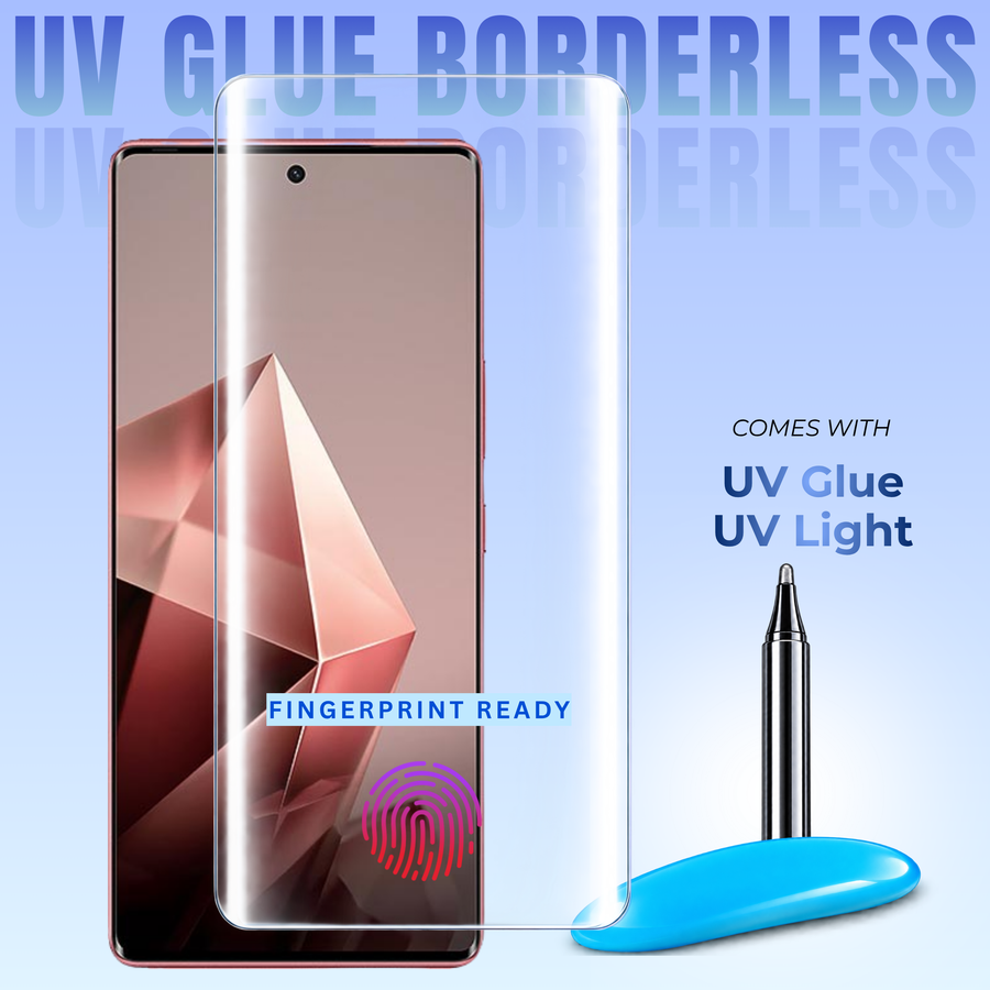 Clear Borderless UV Tempered Glass  for Infinix Hot 50 Pro+