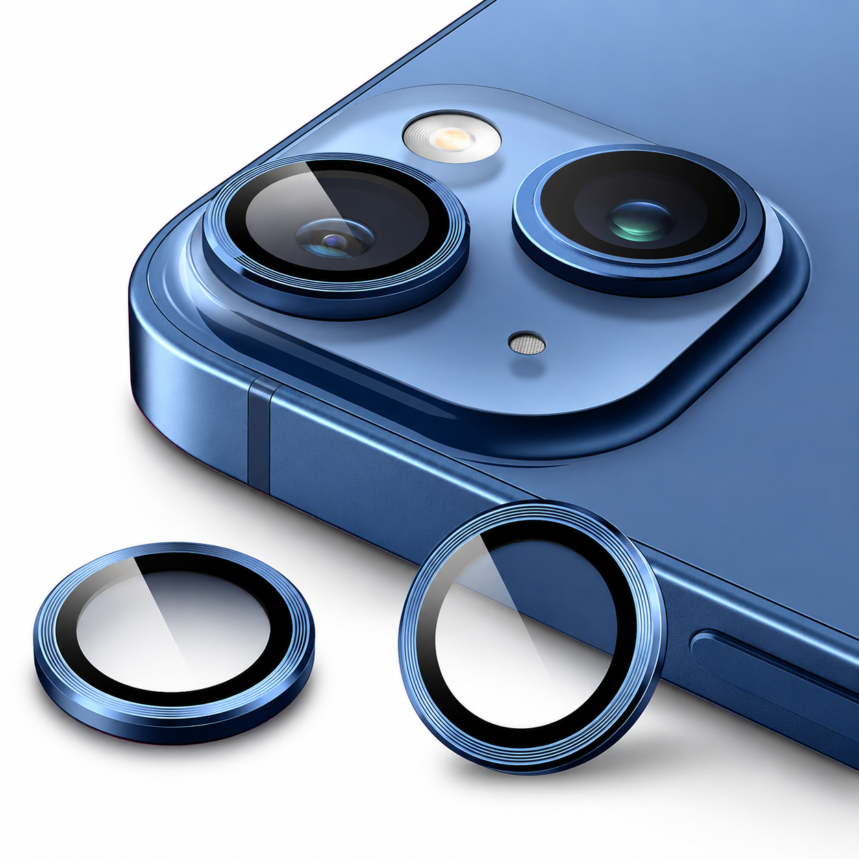 Premium Camera Metal Ring Lens Protector For iPhone 13