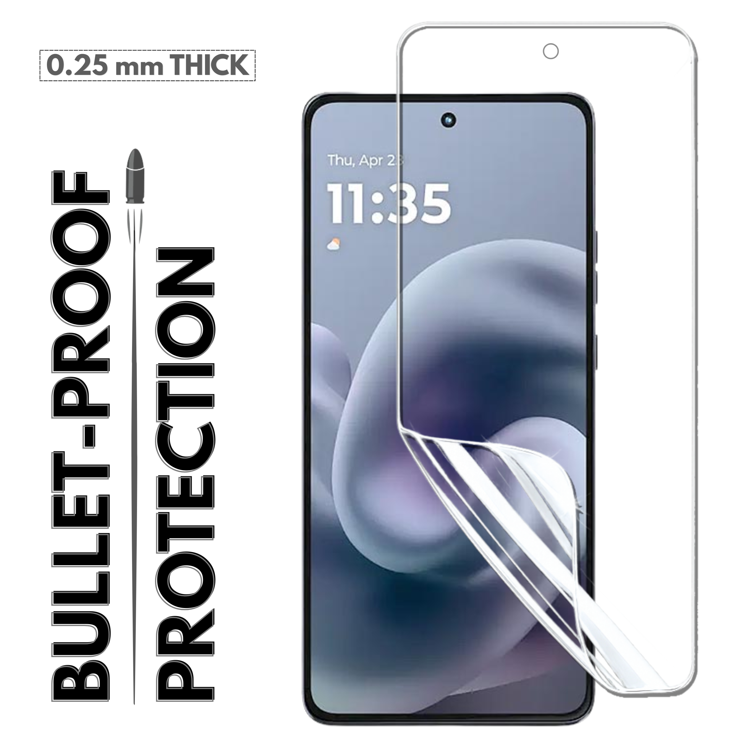 GlassFeel 0.18mm Unbreakable Membrane with Auto Repair For itel A06