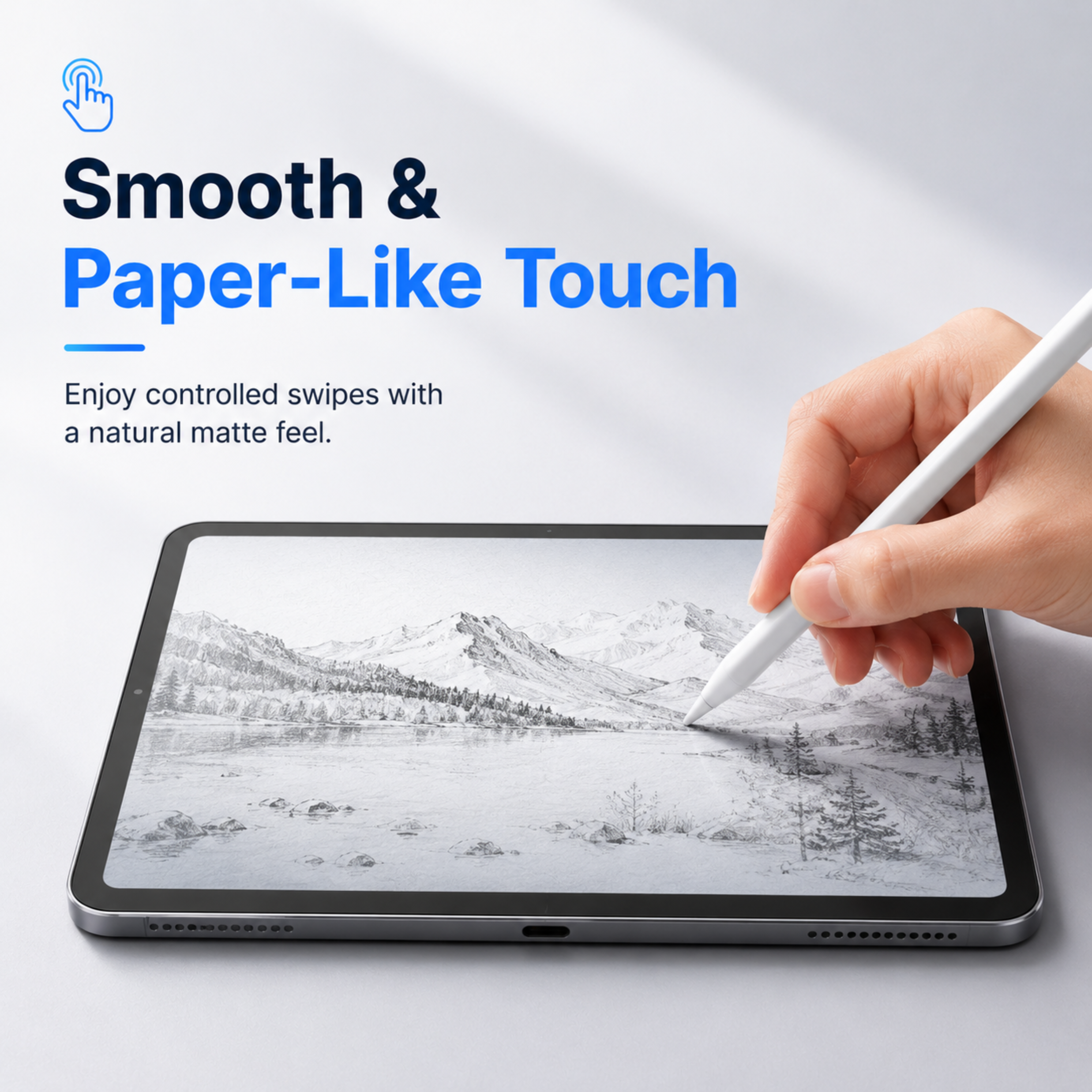 Matte Self Heal (Auto Repair) Diamond Flex Unbreakable Membrane Tablet For Xiaomi Mi Pad