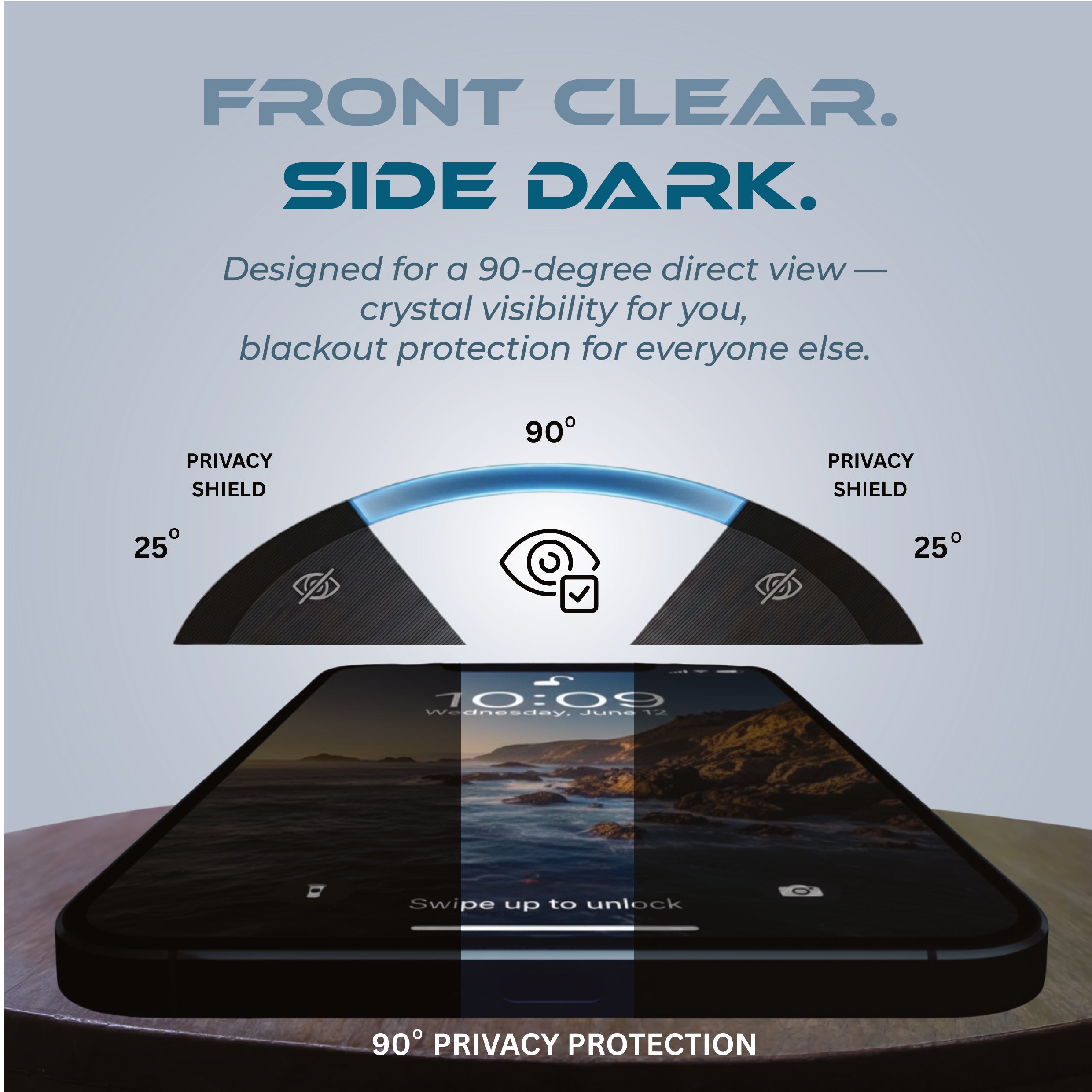 Ultra Privacy Anti-spy Tempered Glass Full Coverge for iPhone 16 Pro