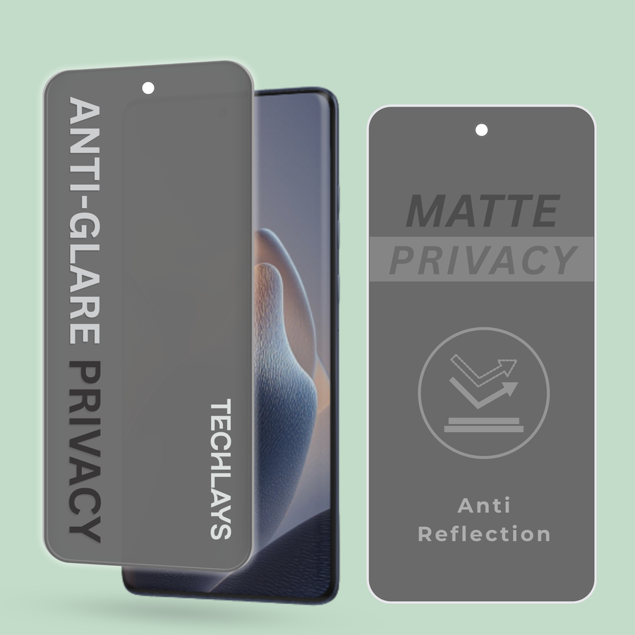 Matte Privacy Tempered Glass Screen Protector For Motorola E15