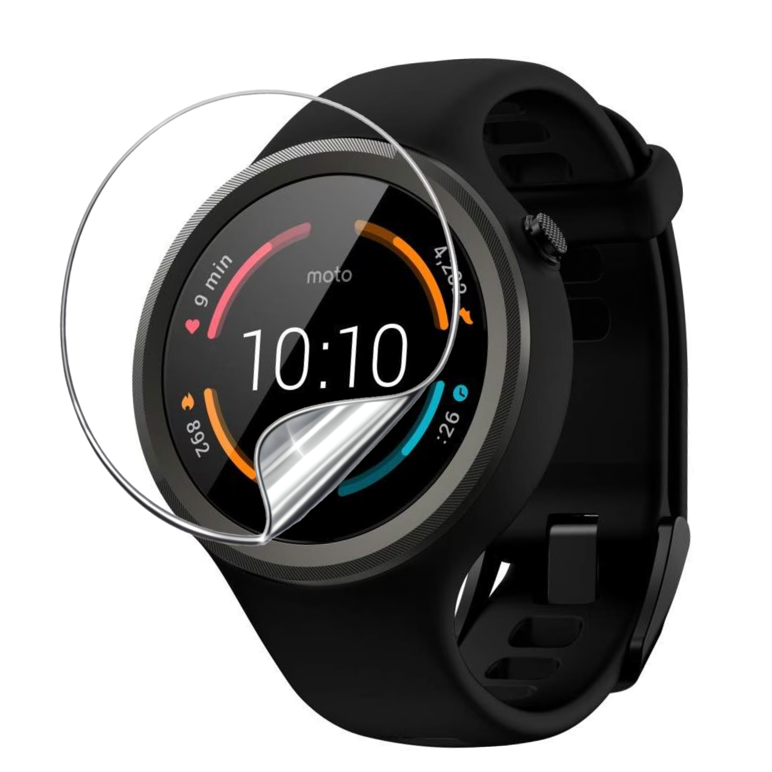Clear Self-Healing Watch Screen Protector for Motorola Moto Watch 120