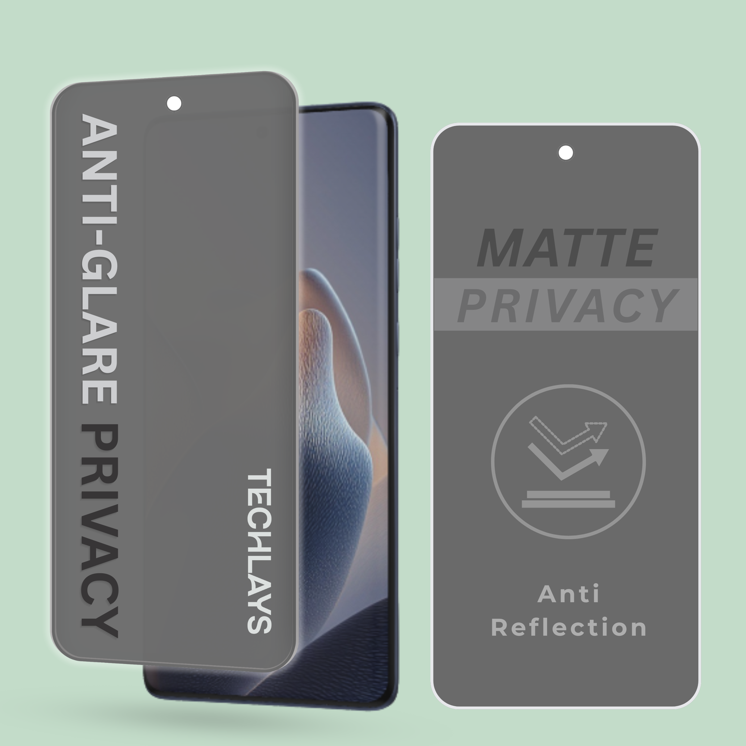 Matte Privacy Tempered Glass Screen Protector For Motorola G15