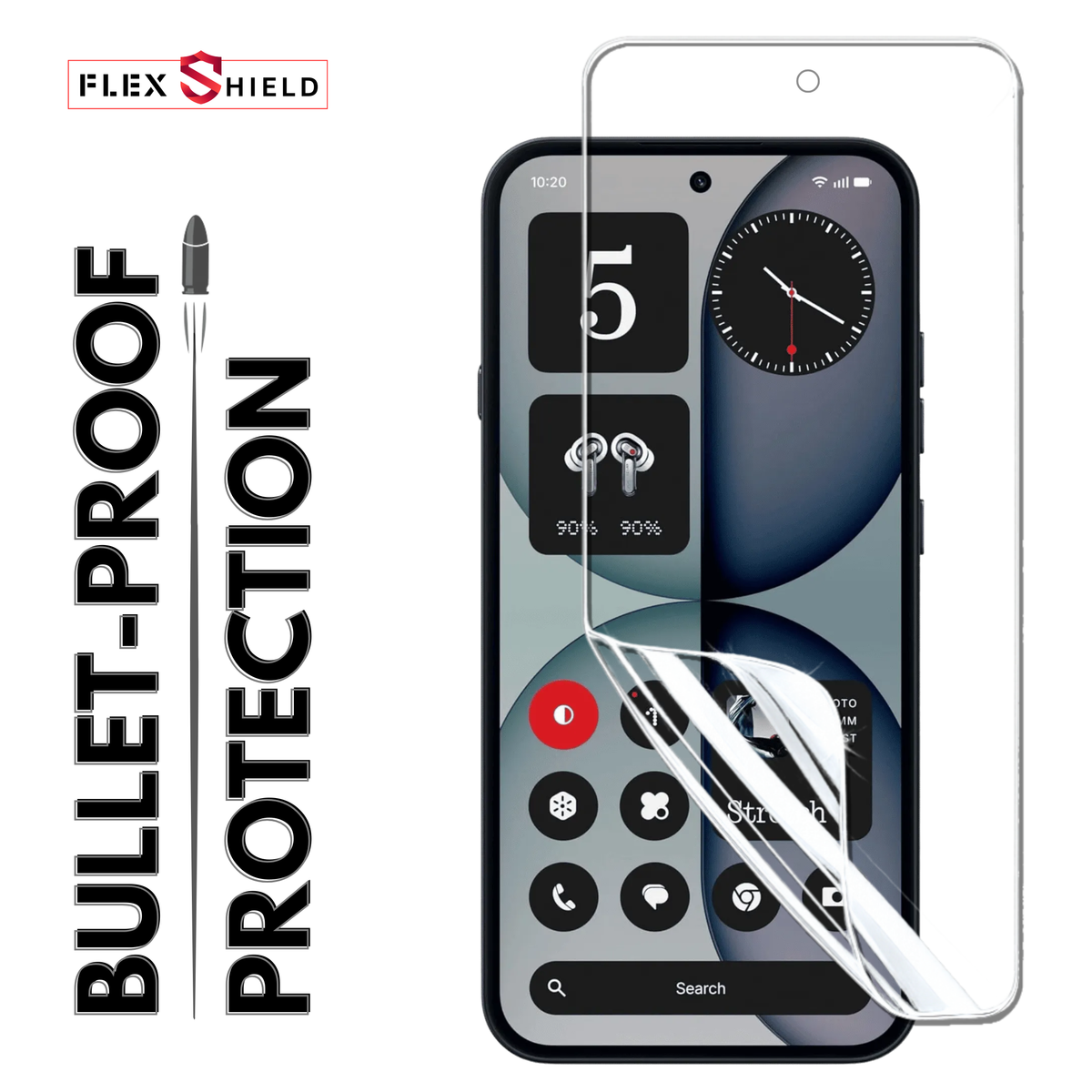 GlassFeel Unbreakable Membrane with Auto Repair For Nothing Phone 3A