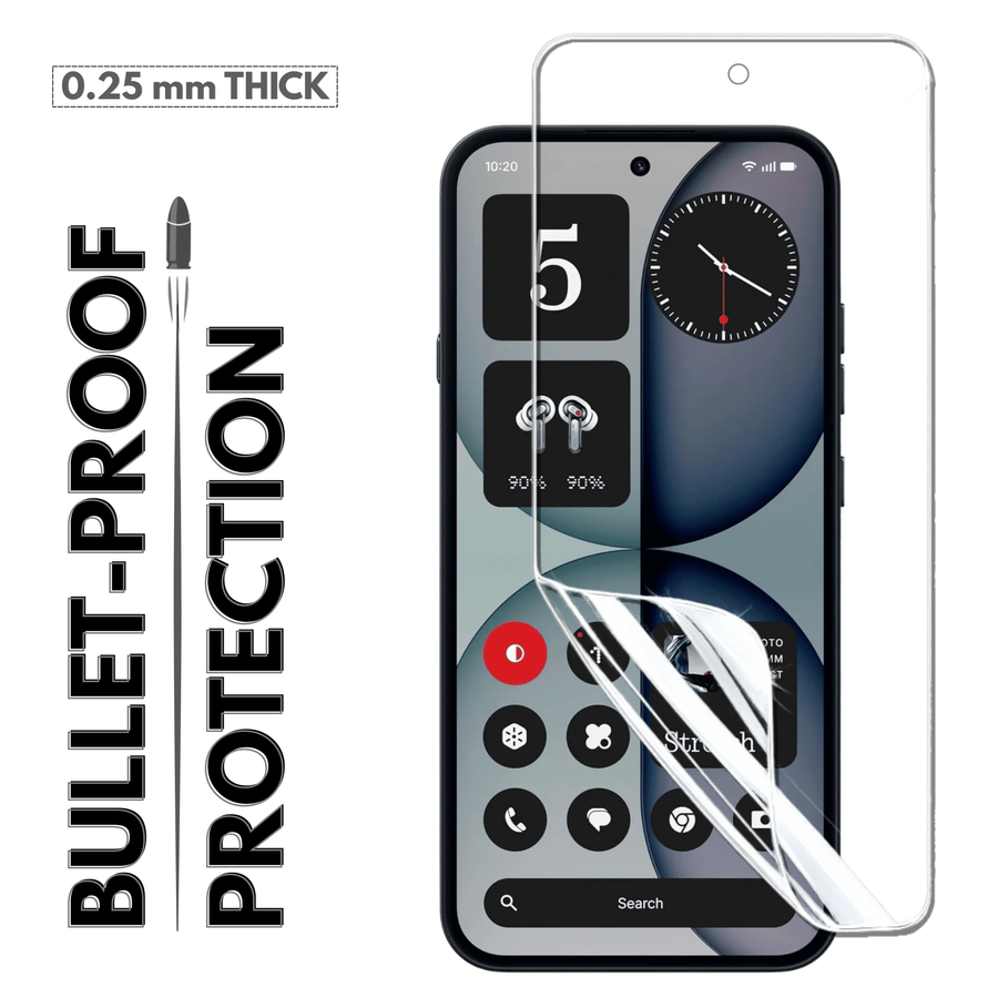 GlassFeel 0.18mm Unbreakable Membrane with Auto Repair For Nothing Phone 4A Pro