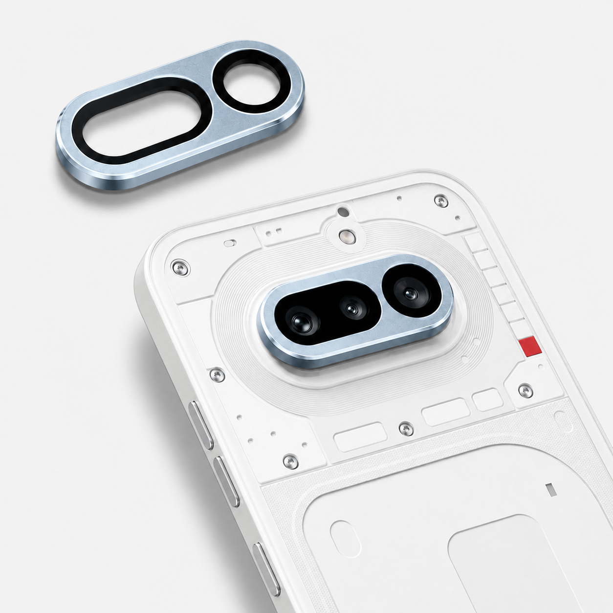 Nothing 4A Camera Lens Protector | 9H Tempered Glass with Premium Metal Ring | HD Clear Invisible Fit | Scratch Resistant