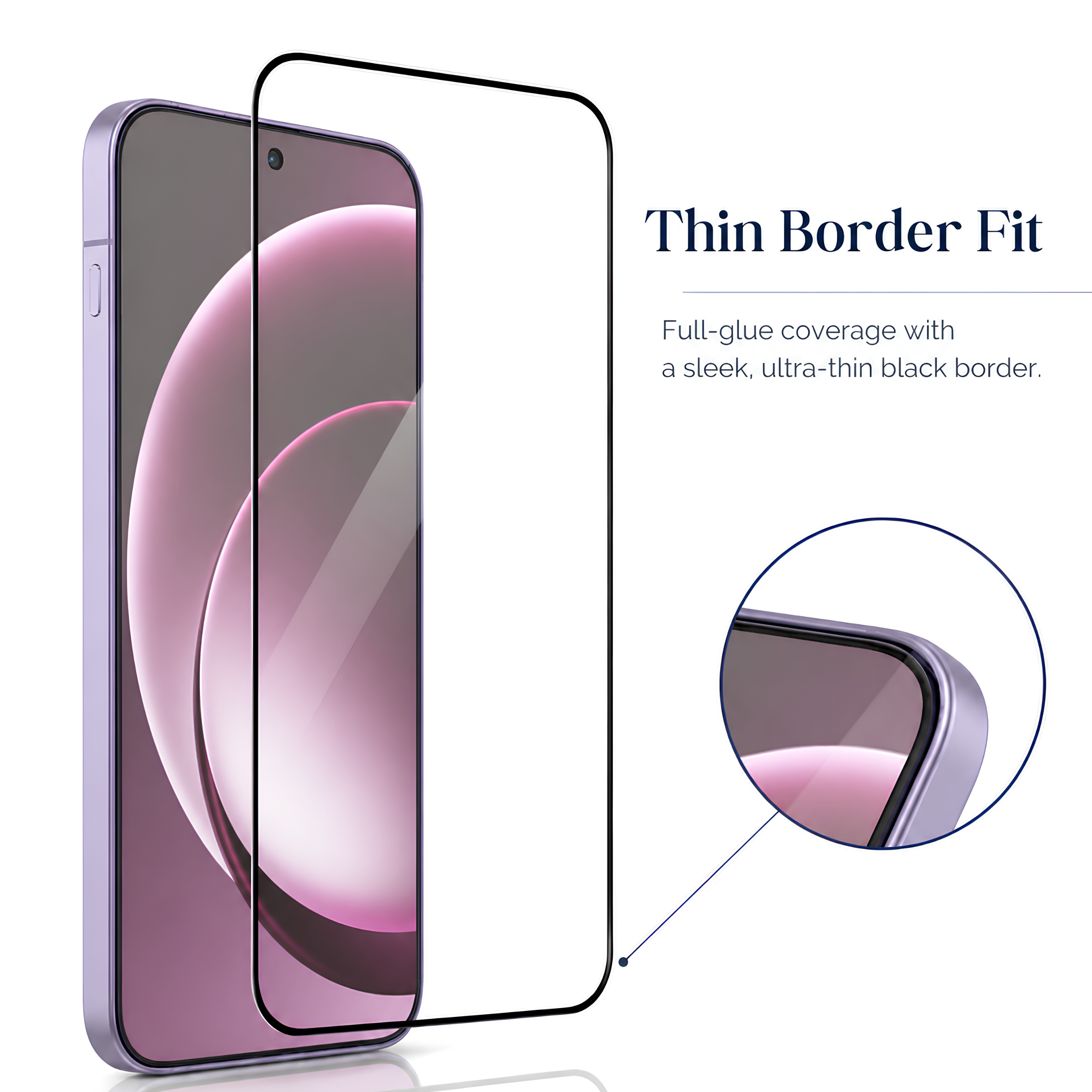 0.18mm Slim Ultrasonic Tempered Glass Screen Protector For OnePlus Ace 6