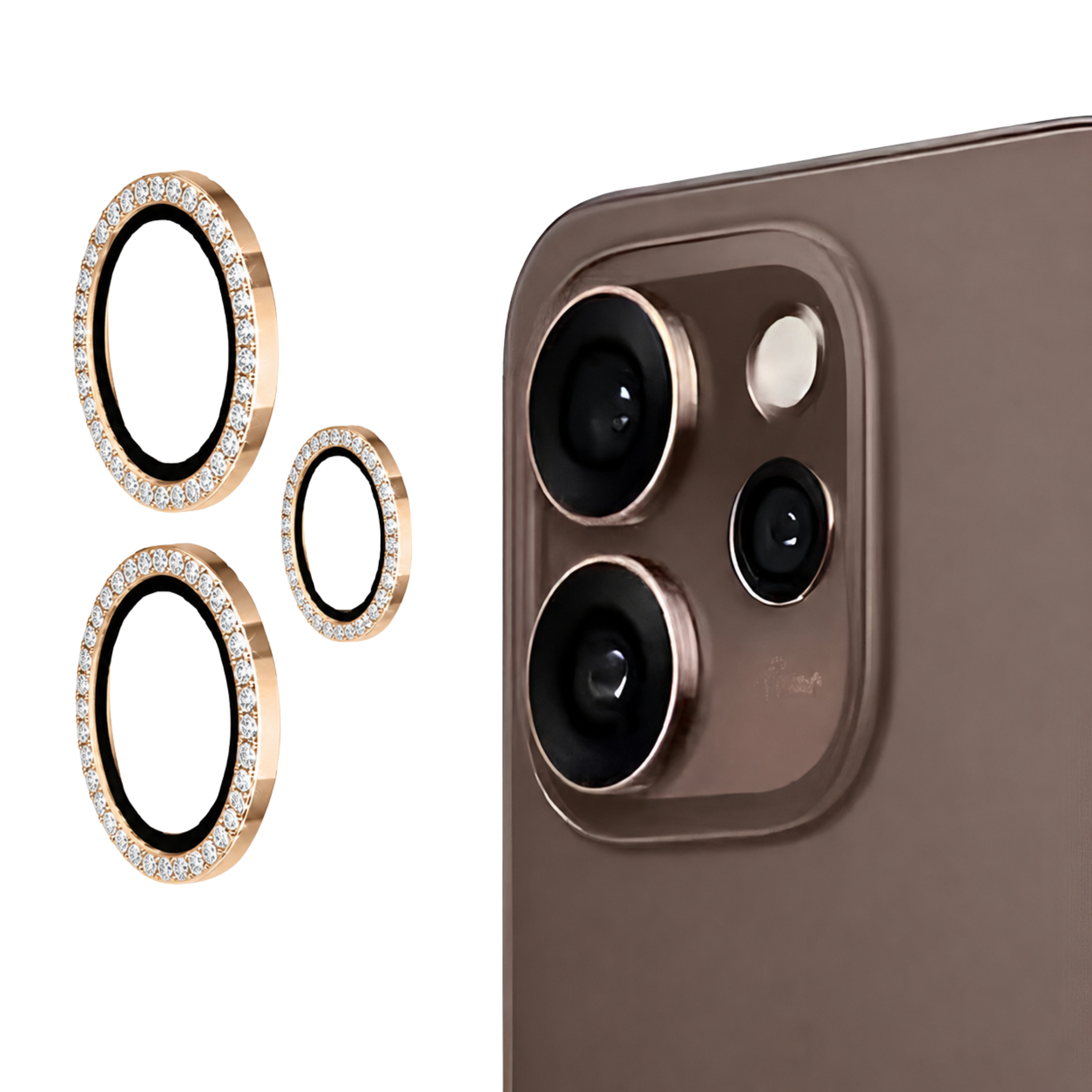 Premium Diamond Camera Lens Protector Ring For Oppo Reno 15 Pro Mini