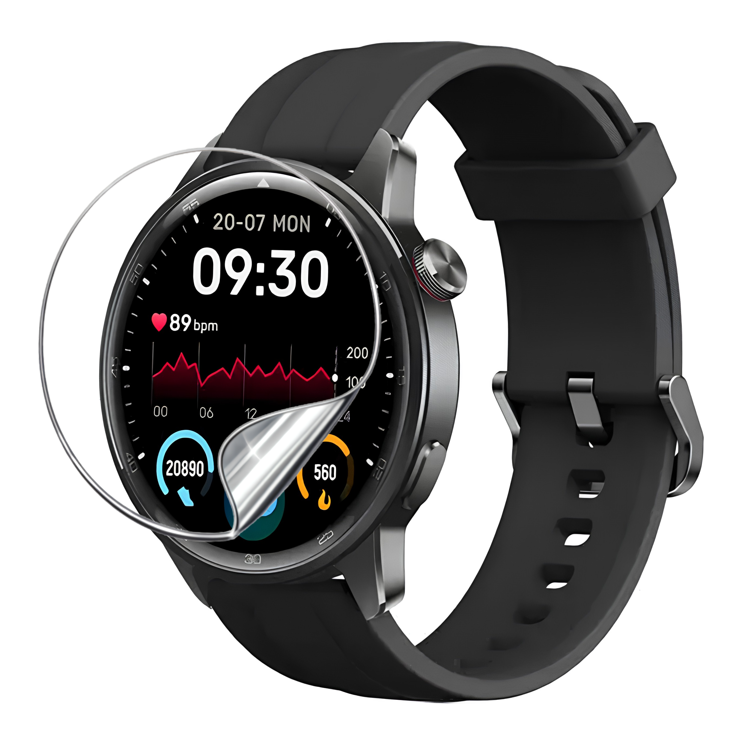 Clear Self-Healing Watch Screen Protector for realme Watch S