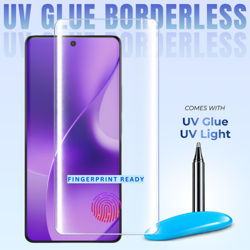 Clear Borderless UV Tempered Glass  for Realme 15