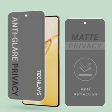 Matte Privacy Tempered Glass Screen Protector For Realme C75 4G