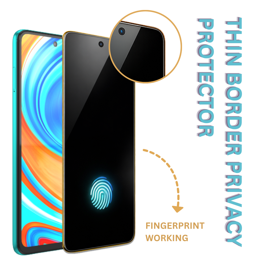 O-Sence Anti-Spy Privacy Glass Fingerprint Working Fingerprint Working for Redmi K90