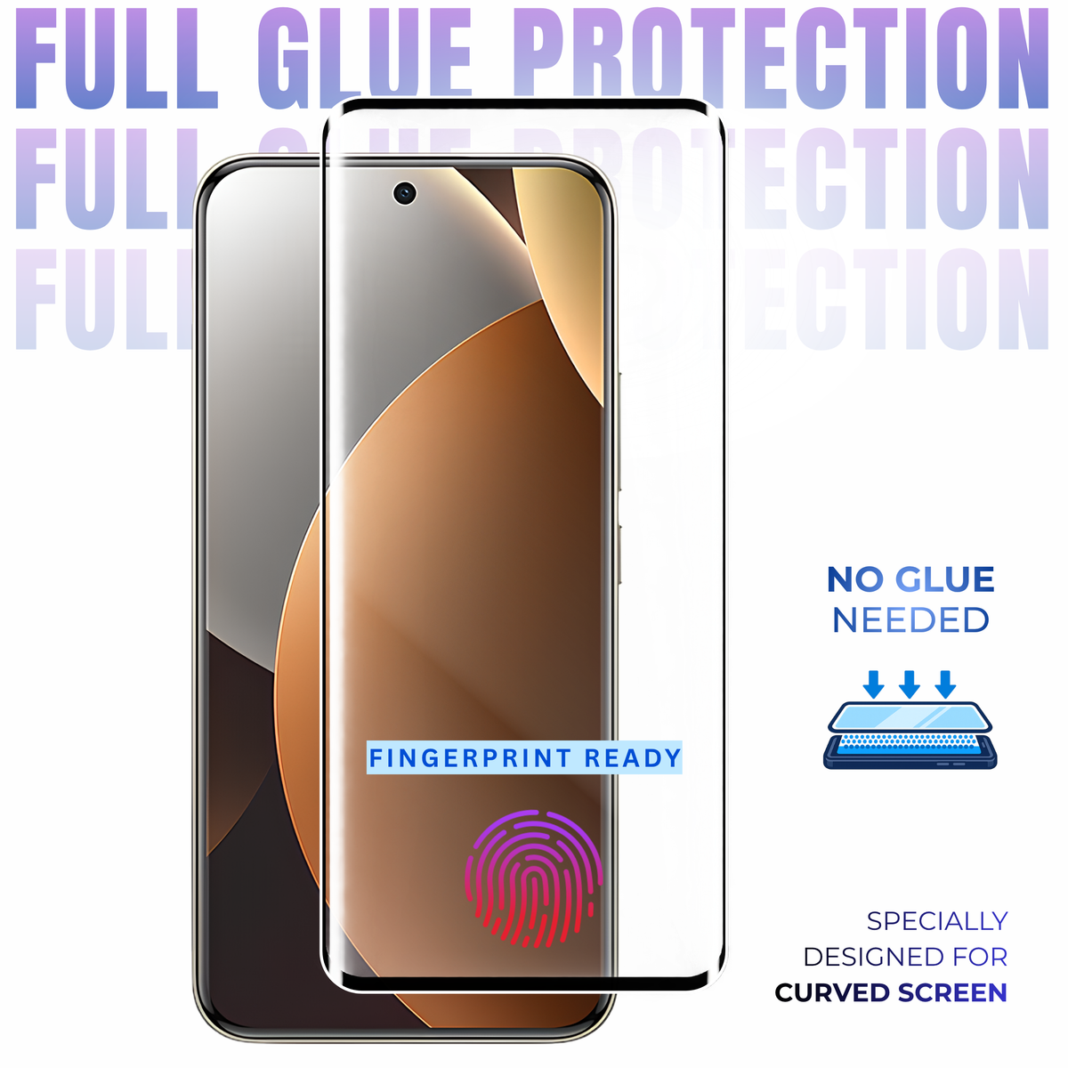 Edge Fusion Full Glue Glass for Redmi Note 13 Pro+