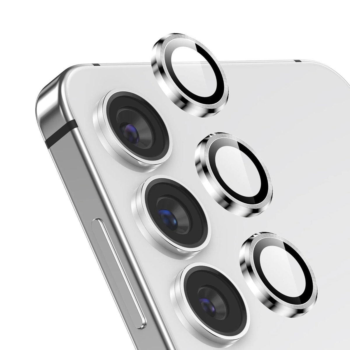 Premium Camera Metal Ring Lens Protector For Samsung S24 FE