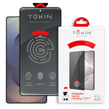 TOKIN Privacy Signature Premium Tempered Glass Screen Protector For Samsung S25 Ultra