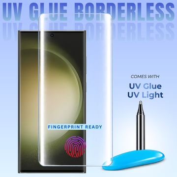 Clear Borderless UV Tempered Glass  for Samsung Galaxy S8