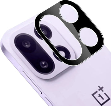 OnePlus 15 Camera Lens Protector | 9H Tempered Glass with Premium Metal Ring | HD Clear Invisible Fit | Scratch Resistant