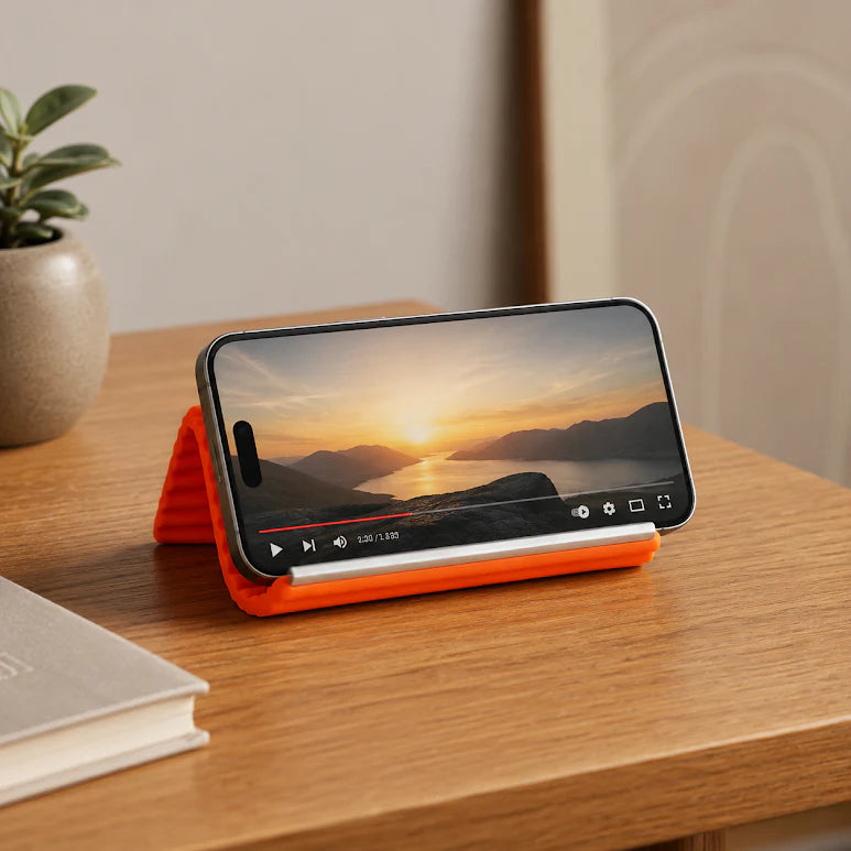 Adjustable Flexible Mobile & Tablet Stand – Portable Anti-Slip Desk Holder