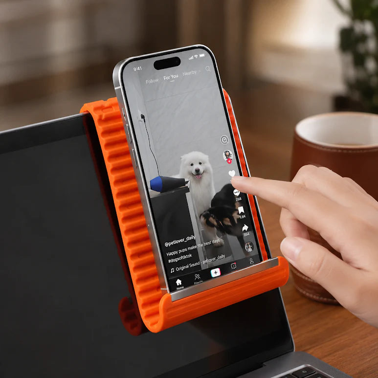 Adjustable Flexible Mobile & Tablet Stand – Portable Anti-Slip Desk Holder