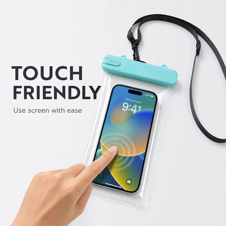 Universal Waterproof Mobile Pouch with Adjustable Neck Strap – Clear Touch-Friendly Phone Bag(ASSORTED)