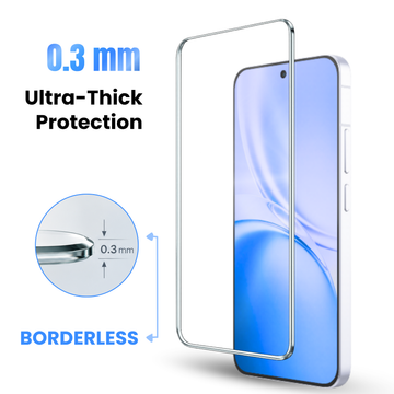 Premium Borderless Tempered Glass For Vivo Y600 Pro 5G
