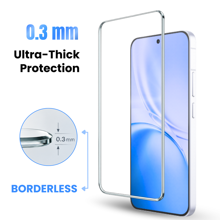 Premium Borderless Tempered Glass For Vivo Iqoo Z11 5G