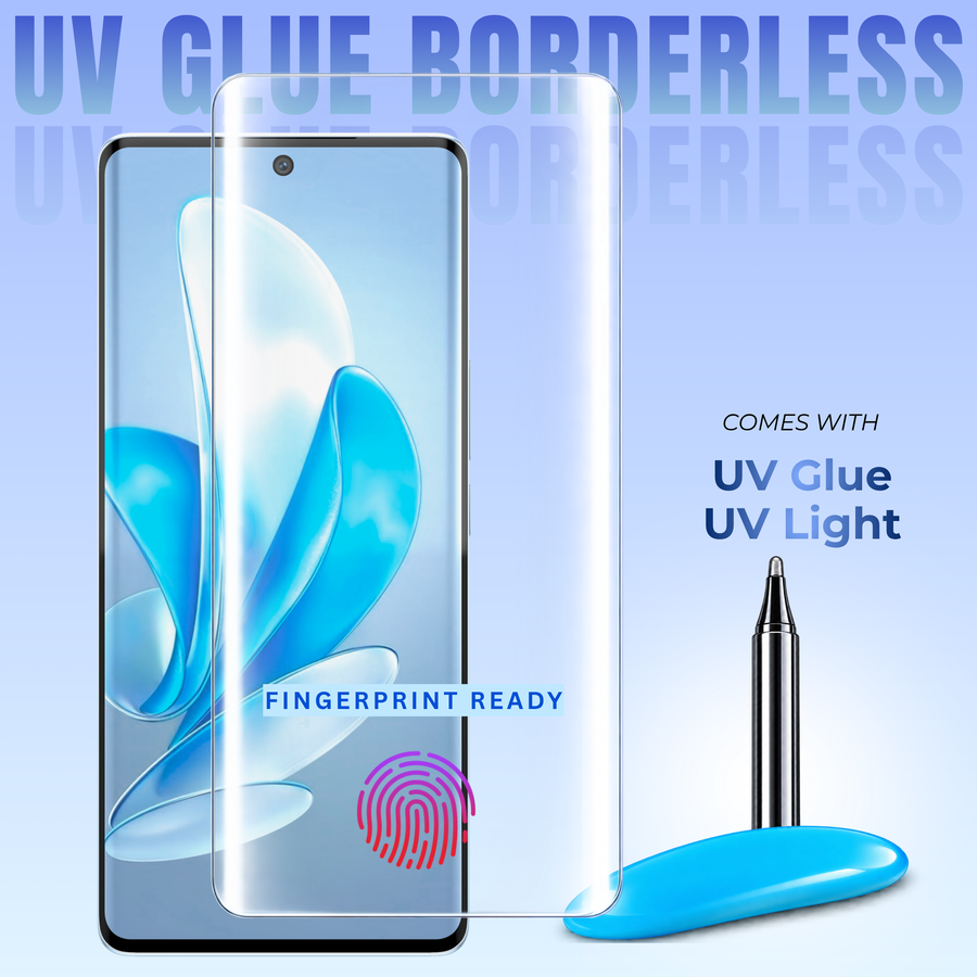 Clear Borderless UV Tempered Glass  for Vivo S2